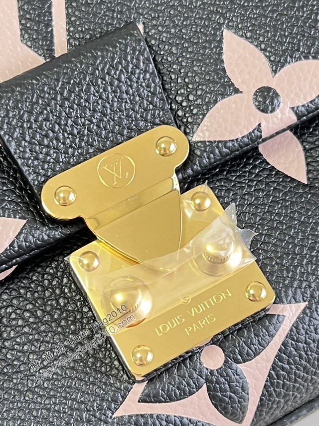 LV專櫃2023新款Madeleine BB手袋 45978黑絲印 路易威登Empreinte壓紋皮革手提肩背女包 dn1194